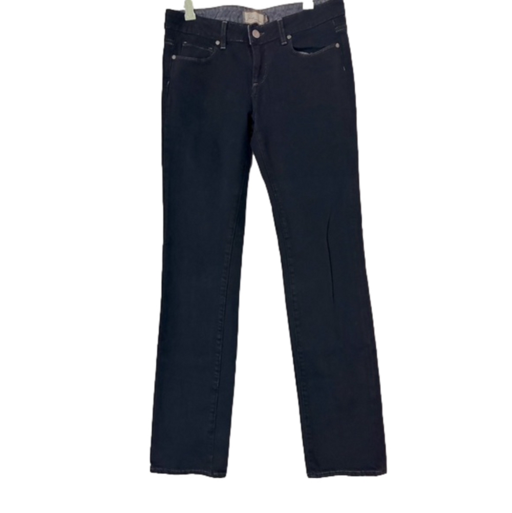 Paige Premium Denim Melrose Straight Leg Dark Wash Denim Jeans Sz 28